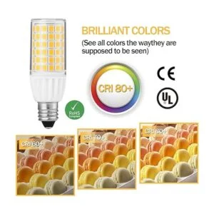 Paquete de 2 bombillas LED T4 JD de 5 W E11 regulables_4