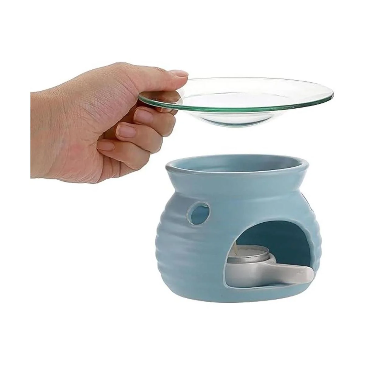 JUXYES Paquete de 5 platos de repuesto para calentador de_3