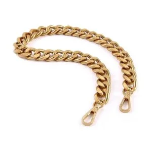 Cadena de metal grande y gruesa de 25 pulgadas correa de_1