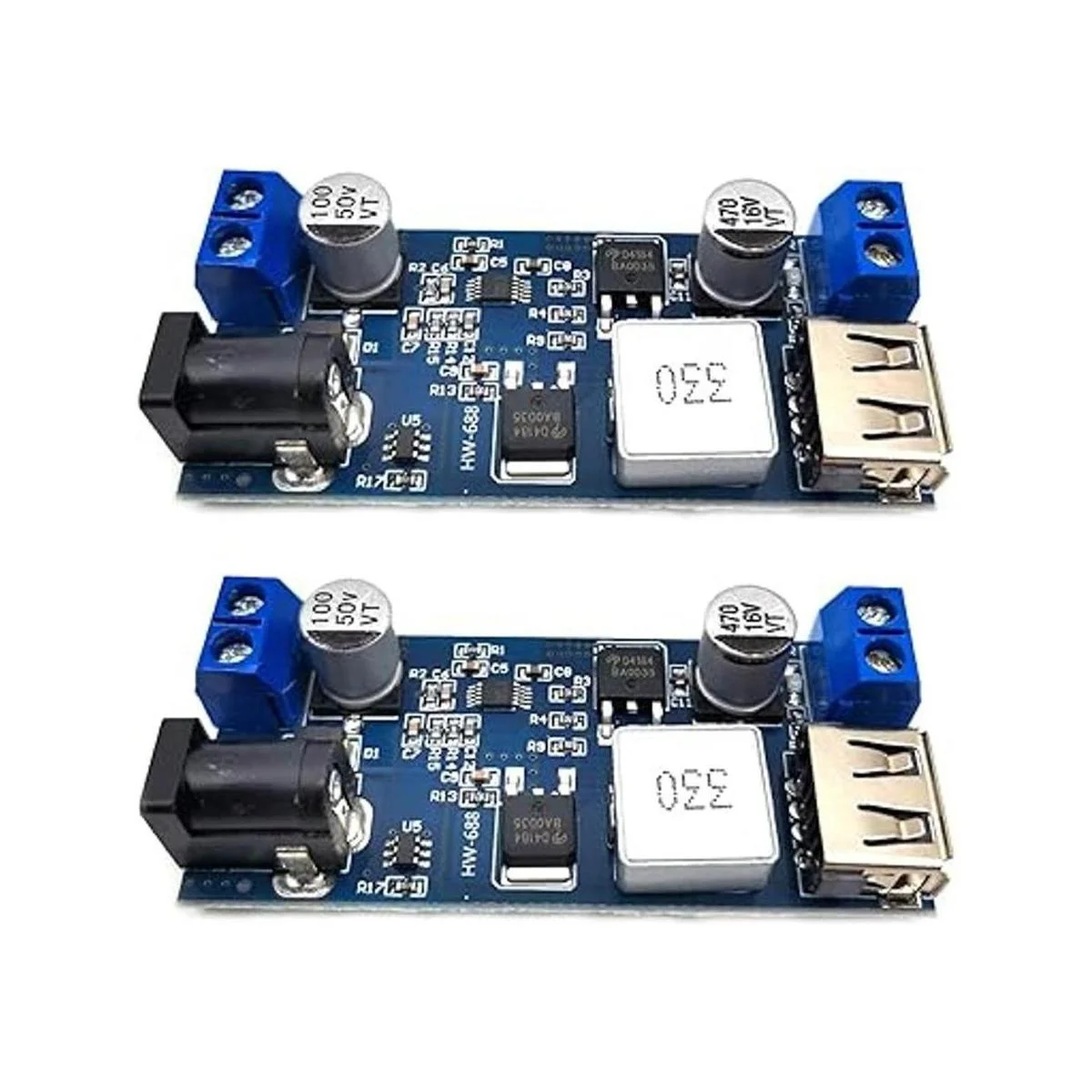 DEVMO 2 unidades de 12 V a 5 V 5 A convertidor de fuente_2