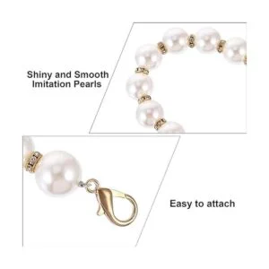 2 correas de repuesto redondas de perlas de imitación_2