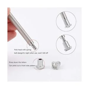 PH PandaHall Juego de 32 sellos de acero inoxidable con 1_4