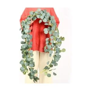 DearHouse Guirnalda de eucalipto artificial de seda_5