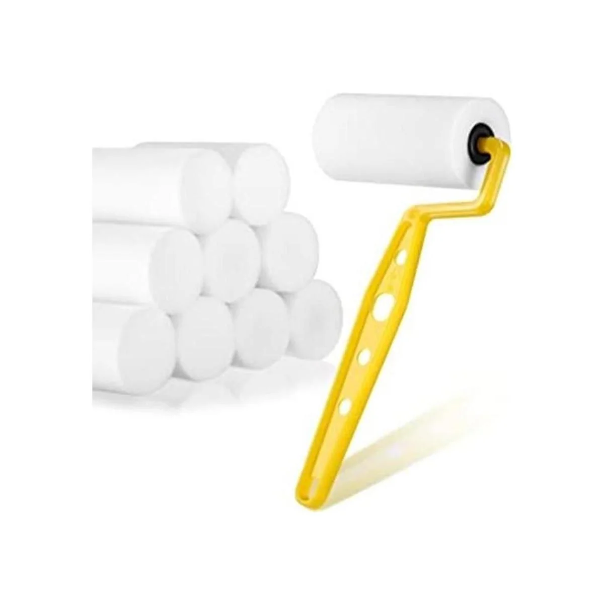 Rodillo de pintura de espuma de 3.0 in con 10 piezas de_1