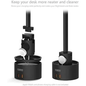 COZOO Soporte para auriculares con 5 cargadores USB_5