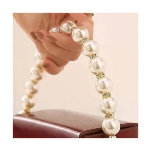 2 correas de repuesto redondas de perlas de imitación_7
