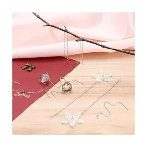 Pandahall 50 pares de pendientes largos de acero_3