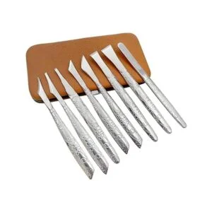 Cuchillo de cuero para manualidades 1 juego de 8 piezas_2
