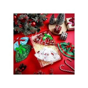 Juego de 6 piezas de ropa de Santa Couture de muñeca de_2