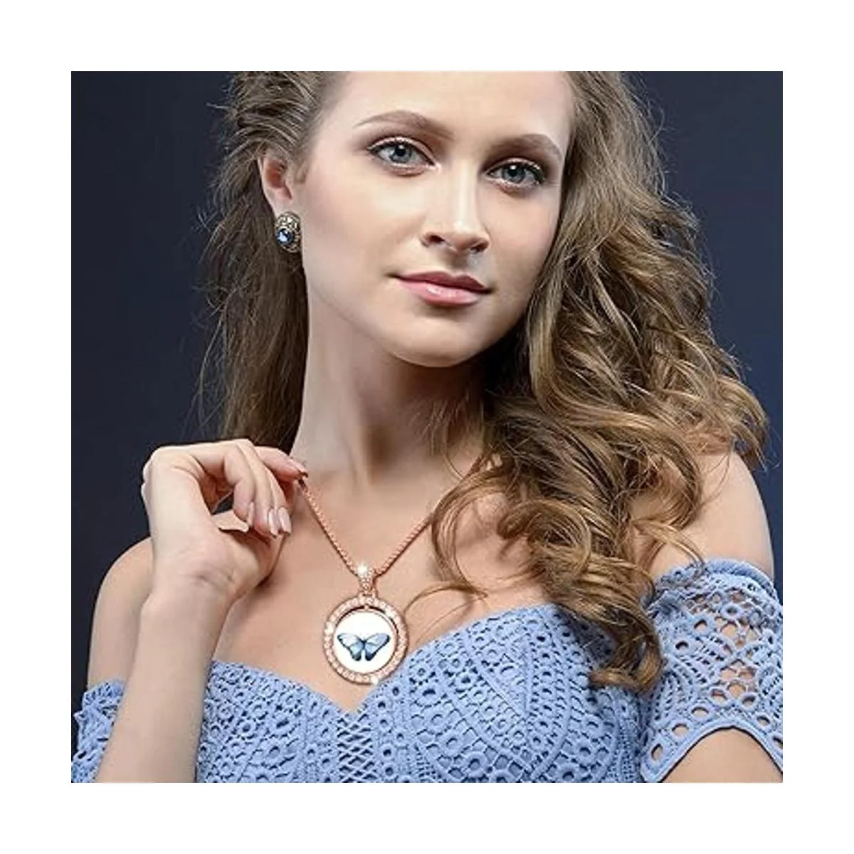 Juego de 54 bandejas colgantes de bisel de diamantes de_7