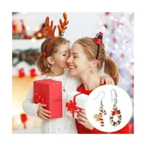 Jadive 100 piezas de dijes de Navidad colgantes de Papá_6