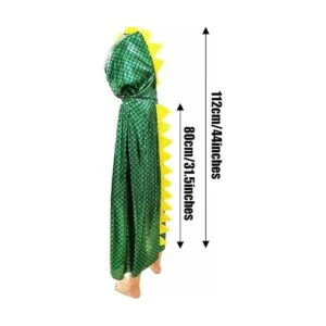 Capa de dinosaurio capa de dragón con capucha disfraz de_2