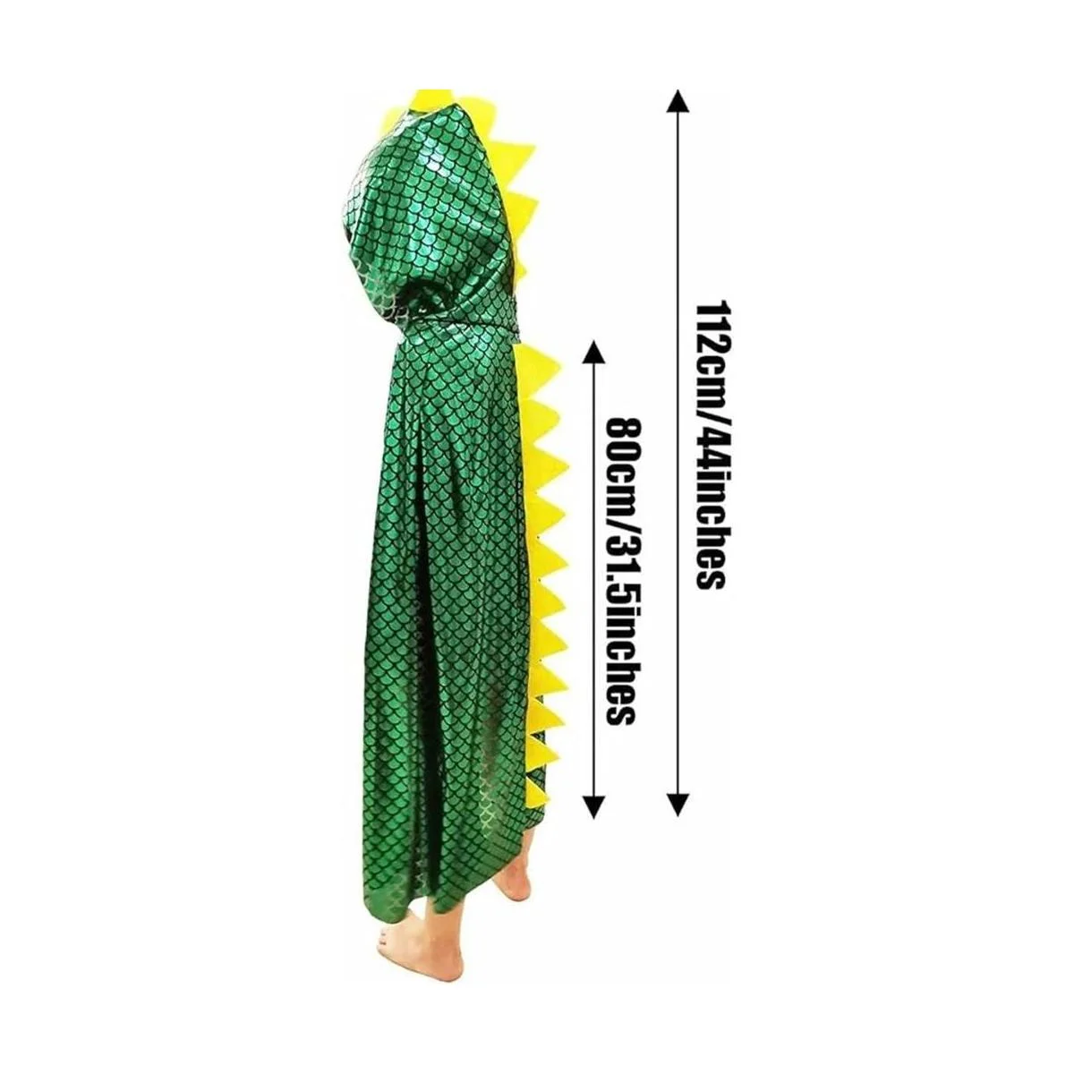 Capa de dinosaurio capa de dragón con capucha disfraz de_2