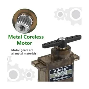 Adeept AD002 4 piezas compatibles con MG90S 9G Micro_3