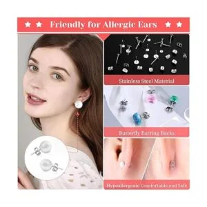 Thrilez Kit de fabricación de aretes hipoalergénicos kit_4