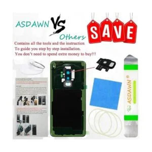 Cubierta trasera de vidrio para Galaxy S9 con lente de_2