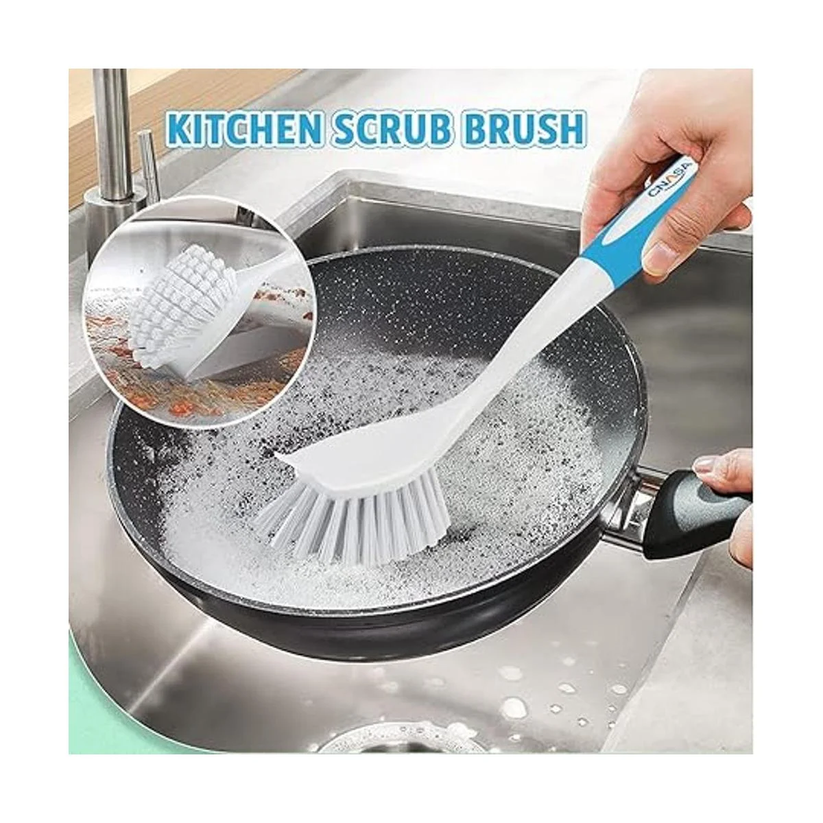 Juego de 6 cepillos de limpieza profunda para el hogar_2