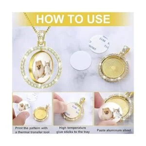 Juego de 54 bandejas colgantes de bisel de diamantes de_4