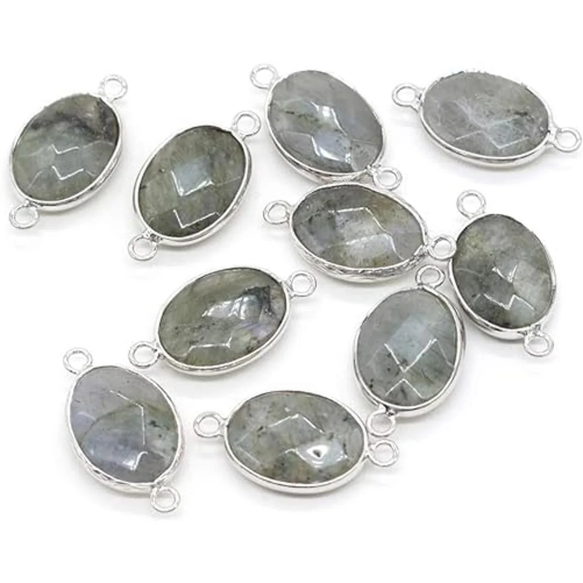 LHJ 10 piezas de piedra natural colgante conectores en_6