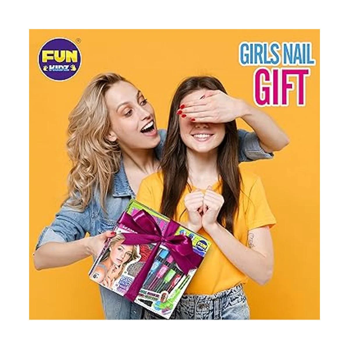 FunKidz Kit de uñas para niñas de 7 a 12 años juego de_3