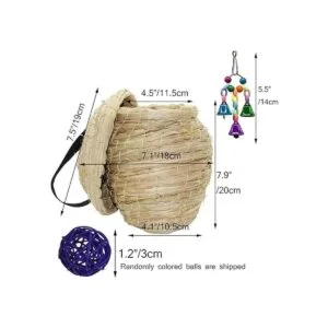 Hamiledyi Paja nido de pájaros ecológico pajita pajita_7