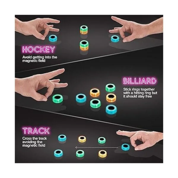 SCRATCHIEZ Anillos magnéticos para adultos y niños juego_5