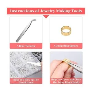 Thrilez Kit de fabricación de aretes hipoalergénicos kit_5