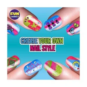FunKidz Kit de uñas para niñas de 7 a 12 años juego de_4