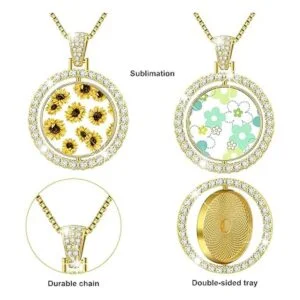 Juego de 54 bandejas colgantes de bisel de diamantes de_3