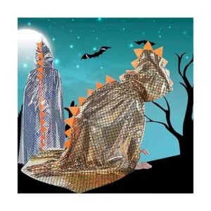 Capa de dinosaurio capa de dragón con capucha disfraz de_5