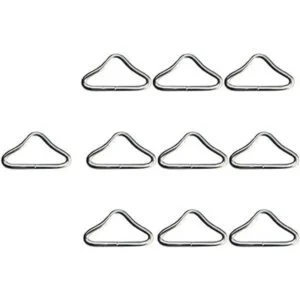 BESPORTBLE 20 piezas de acero inoxidable triangular_4