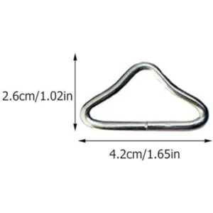 BESPORTBLE 20 piezas de acero inoxidable triangular_2