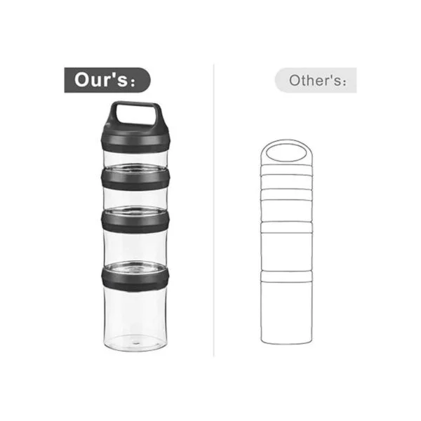 Set de recipientes apilables para aperitivos SELEWARE con_6