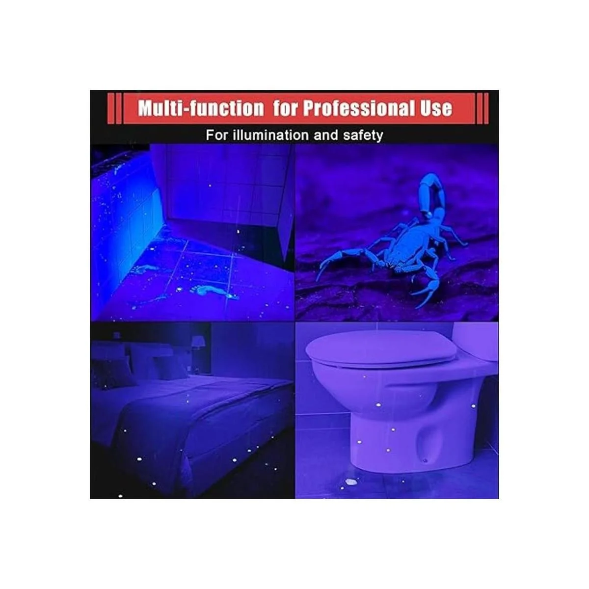 Linterna de luz negra UV Linternas pequeñas de luz negra_6