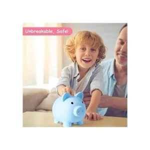 Alcancía grande banco de dinero de plástico irrompible_2