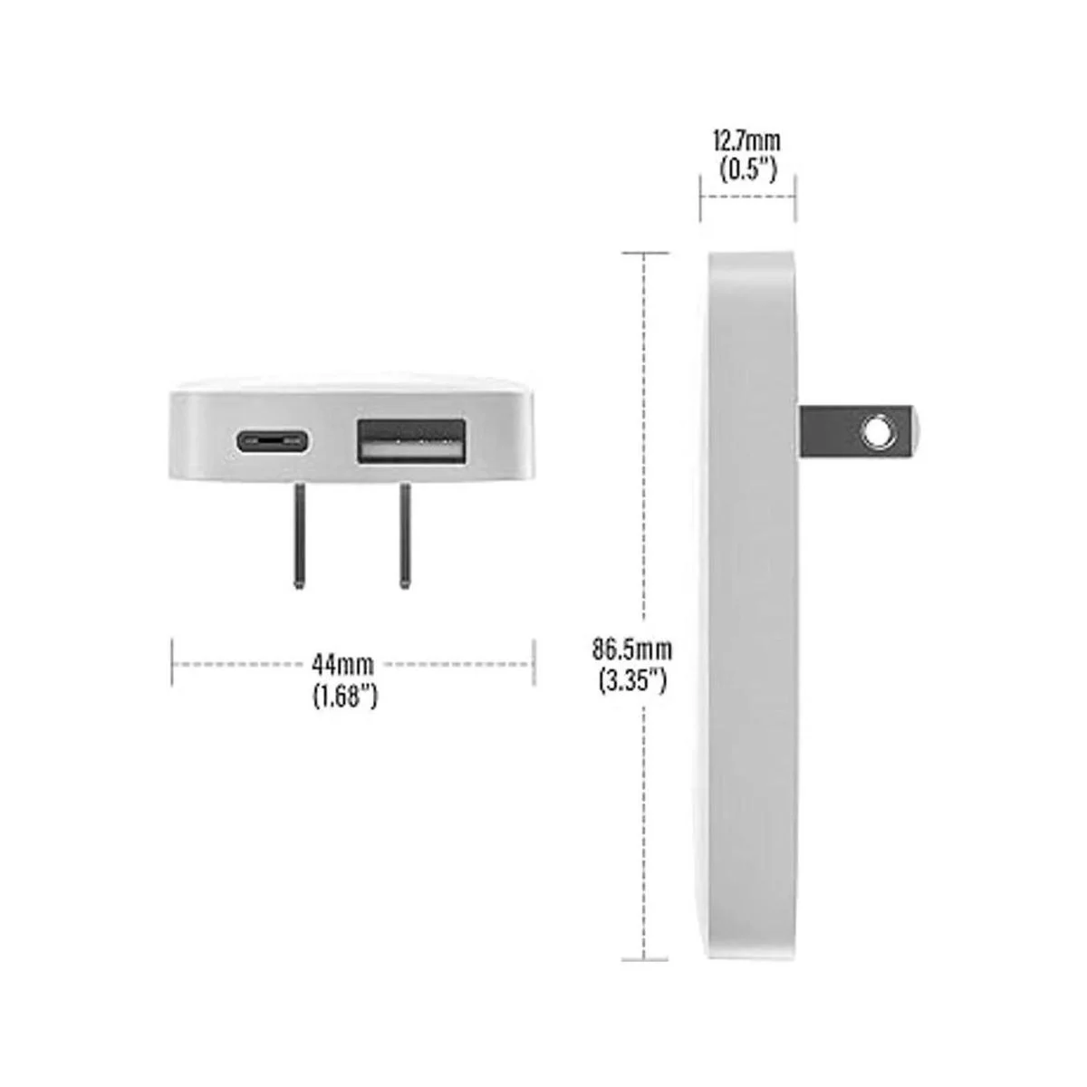 Cargador de pared plana tipo C Galvanox Ultra Slim_6