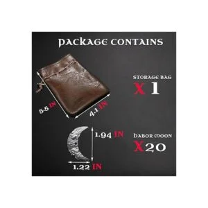 20 monedas de fantasía para juegos de mesa DND Accesorios_7