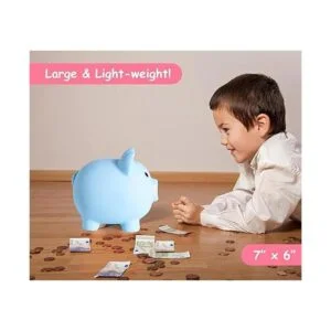 Alcancía grande banco de dinero de plástico irrompible_4