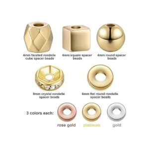 3630 cuentas espaciadoras surtidas facetadas Rondelle_2