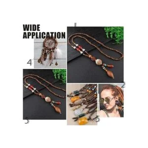 AHANDMAKER 1000 cuentas de madera de tubo cuentas de tubo_6