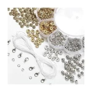 Incraftables 600 cuentas espaciadoras para hacer pulseras_6