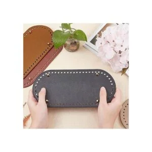 PandaHall Parte inferior ovalada ganchillo 4 piezas_3