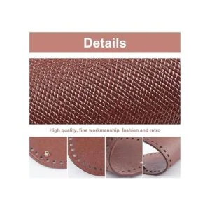 PandaHall Parte inferior ovalada ganchillo 4 piezas_4