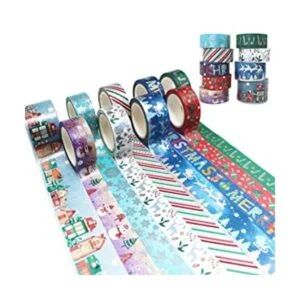 Juego de cintas Washi de Navidad de ALOHA SUN Jolly 9_1