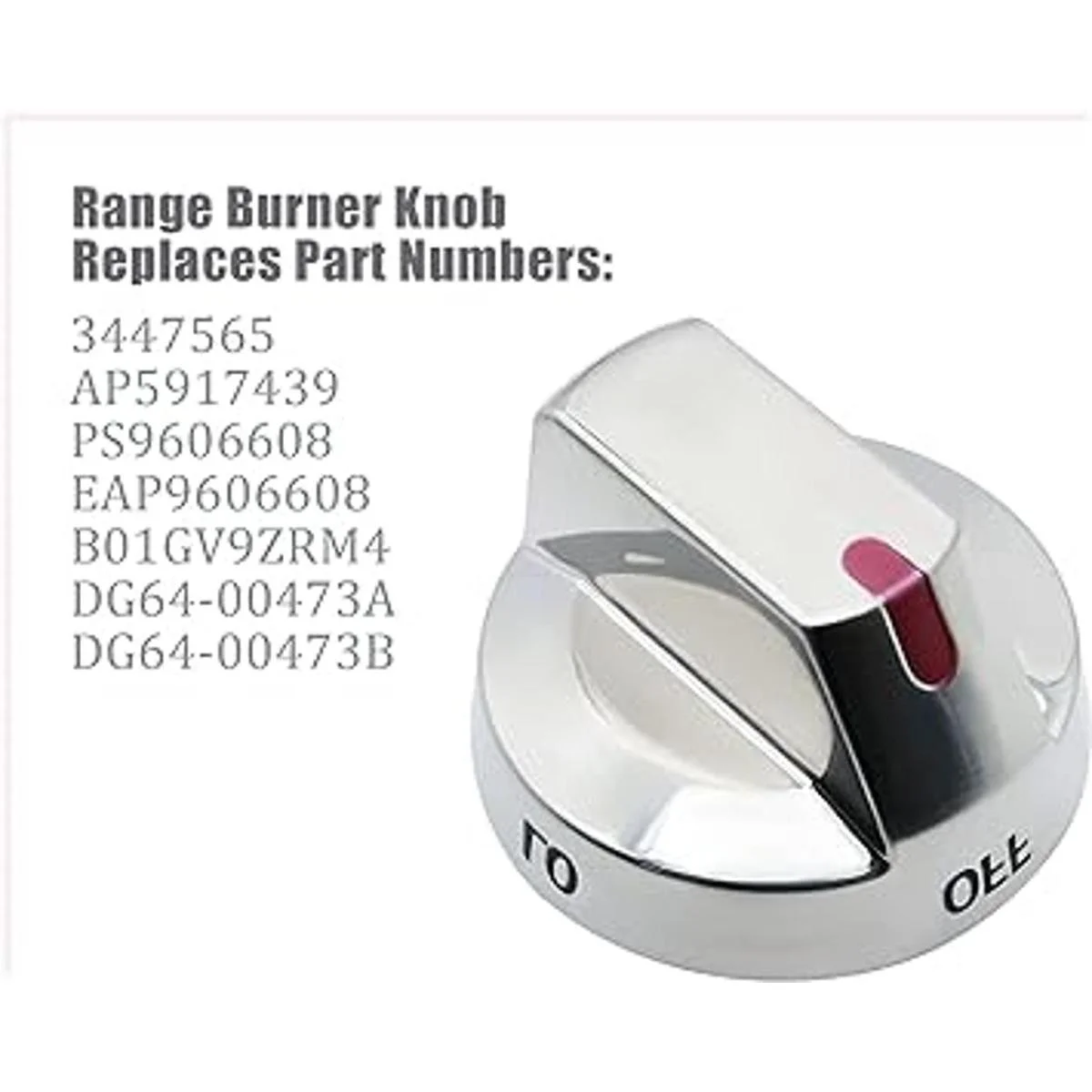 Pomo de repuesto para horno de gas de acero inoxidable_3