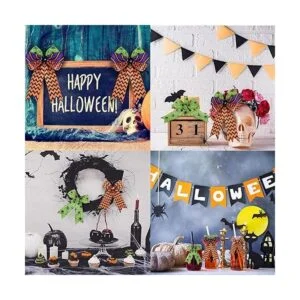 4 rollos de 20 yardas de cinta de borde con alambre de_4