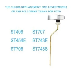 Paquete de 1 palanca de tanque empotrada compatible con_3