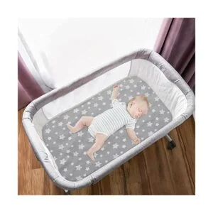 Juego de 2 sábanas impermeables para moisés tipo halo_6