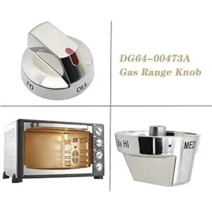 Pomo de repuesto para horno de gas de acero inoxidable_4