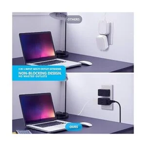 VINTAR Extensor de toma de corriente de 3 enchufes_2